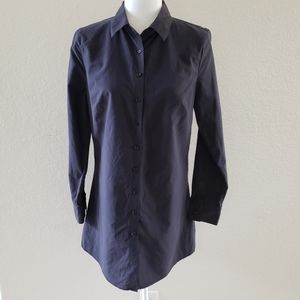 Soft Surroundings Navy Tunic Top